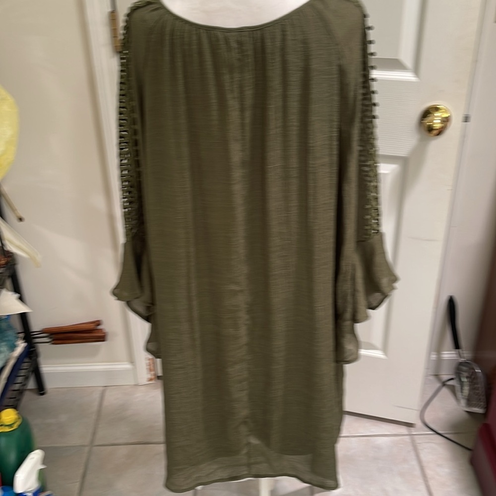 INDIGO ROSE DAY DRESS SIZE 3X - Picture 5 of 9
